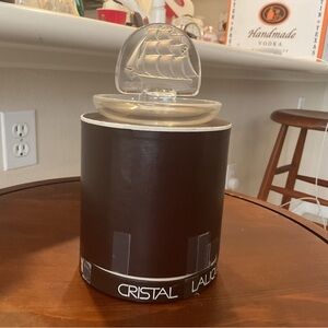 Lalique clipper ship dish